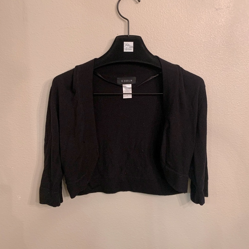 Formal cropped cardigan